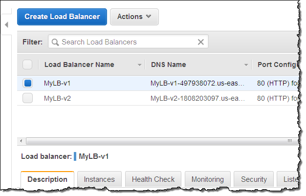 aws cli create load balancer example