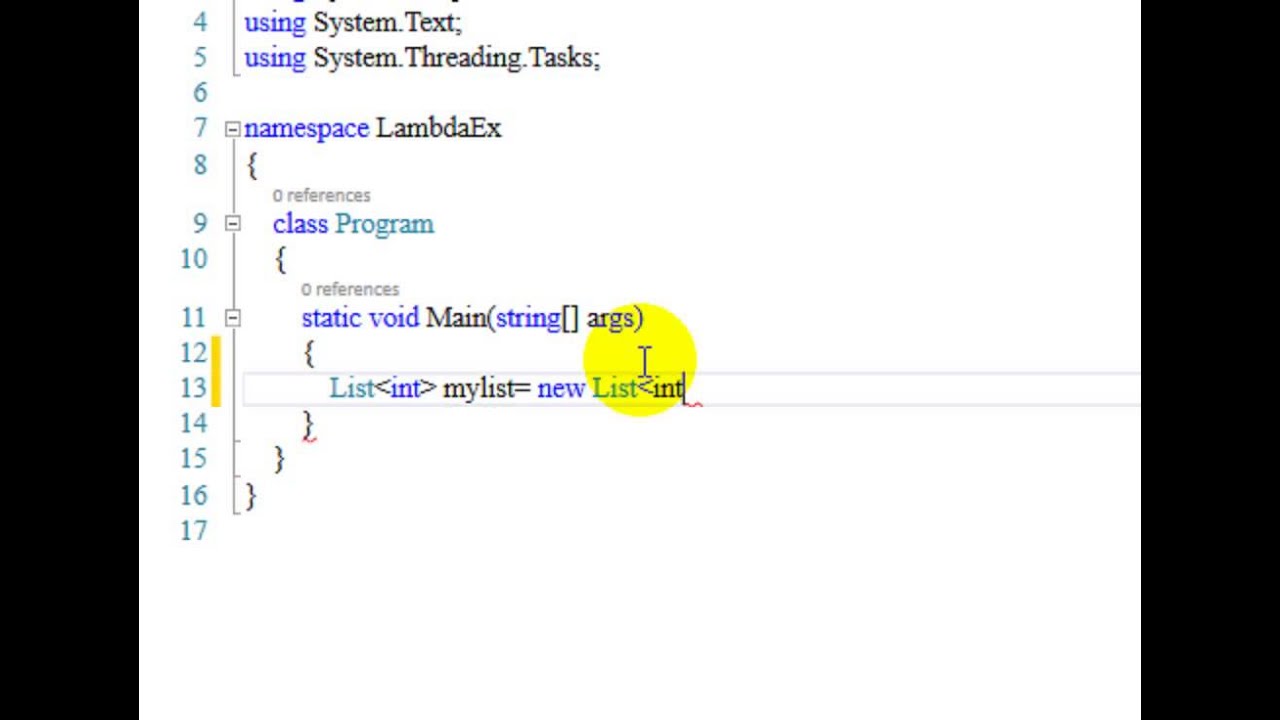 lambda expression in c# example