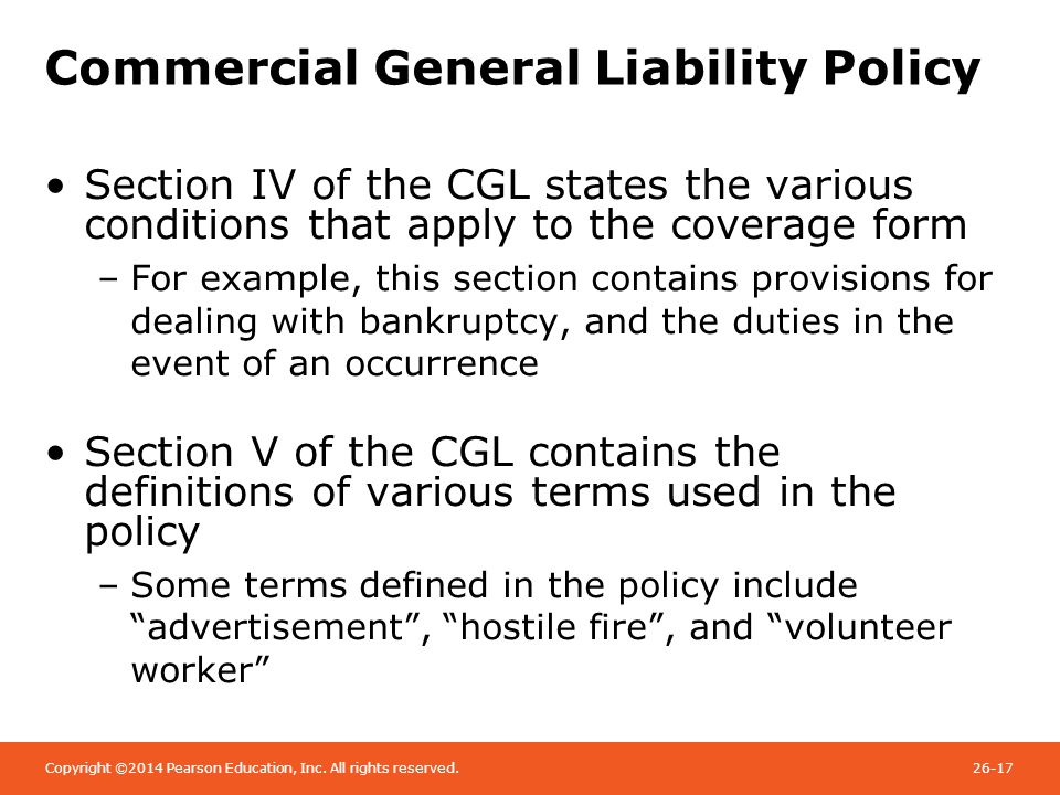 public liability insurance policy example