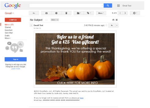 refer a friend email example