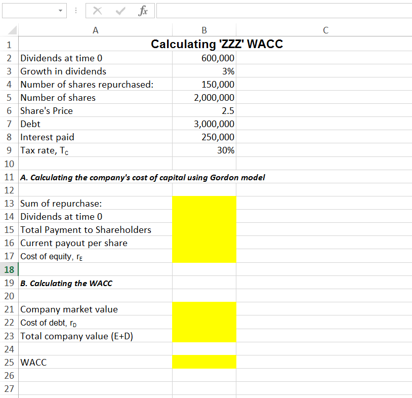 cost of equity wacc example