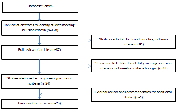example of a flow chart for systematic research