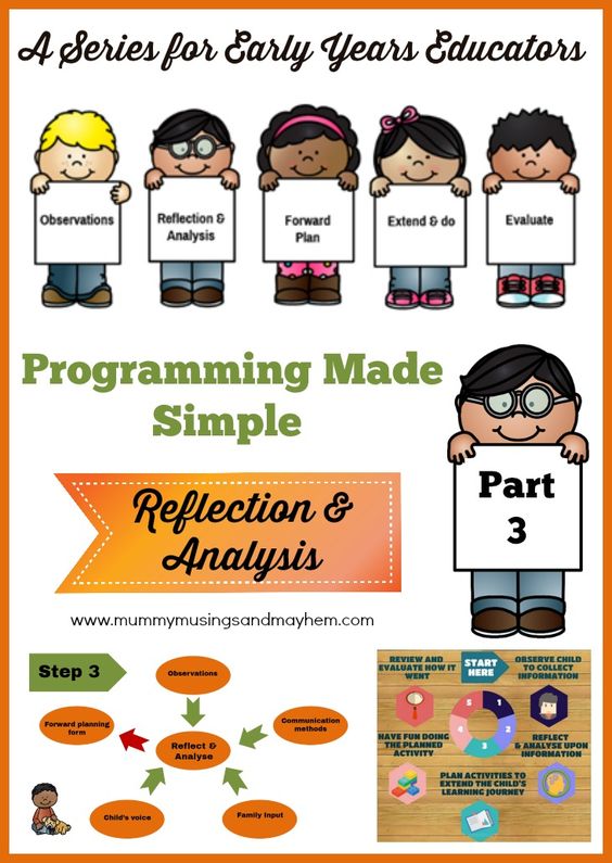 reflection on programme in early learning example