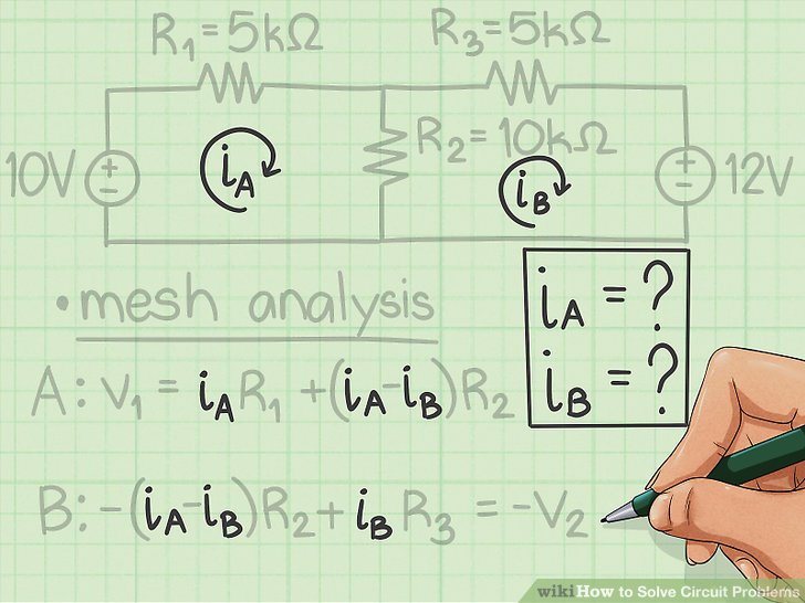 how to solve circuit problems example