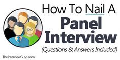panel interview questions and answers example